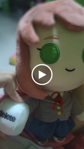 Customer video review of Doki Doki Literature Club - Monika Collector's Plush