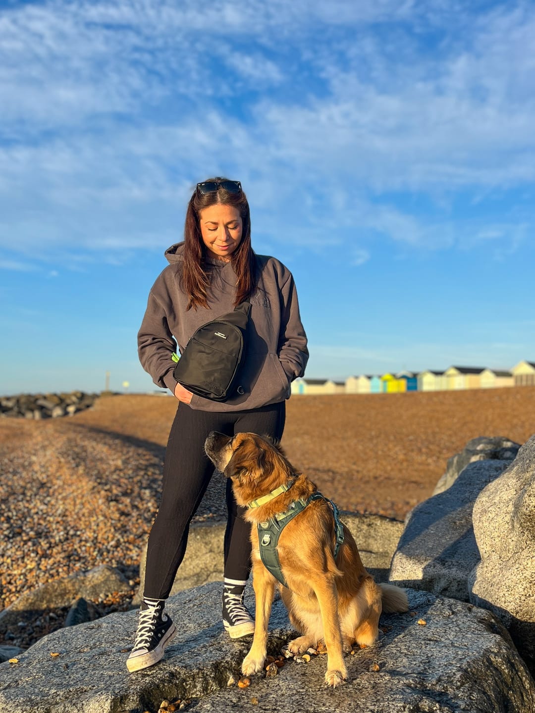 Customer photo review of Sling Backpack - Black