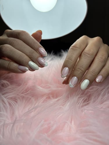 Customer photo review of Rubber base coat, milky pink, 10ml
