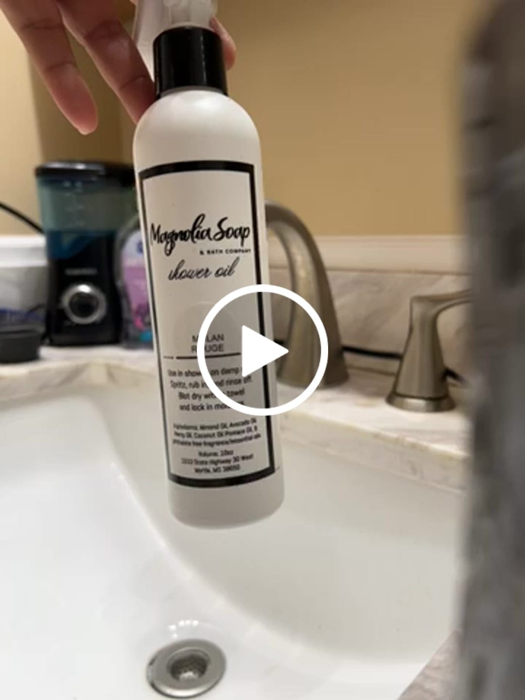 Customer video review of Shower Oil-Serendipity