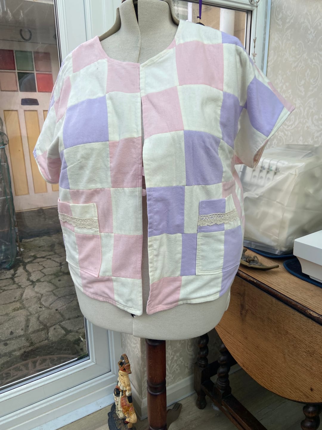 Customer photo review of Plain Brushed Cotton Fabric