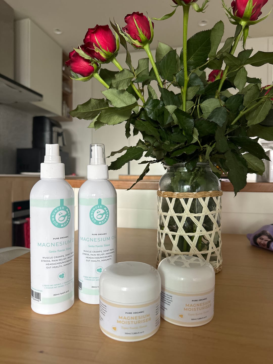 Customer photo review of BEAUTY MOISTURISER + MAGNESIUM SPRAY
