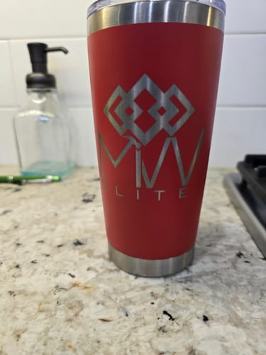 Customer photo review of (6 Pieces) Custom Laser Engraved - 20oz Tumblers