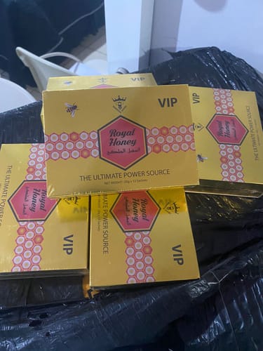 Customer photo review of Royal honey 5 Cajas (60 sobres)