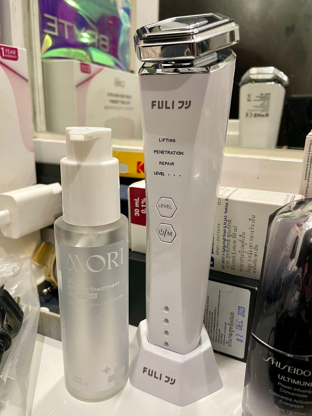 Customer photo review of Re-Aging เครื่องยกกระชับใบหน้าอัจฉริยะ ด้วยคลื่นความถี่วิทยุสลายไขมัน Ultra RF/EMS | Re-Aging Intelligent Ultra RF/EMS Skin Tightening Device