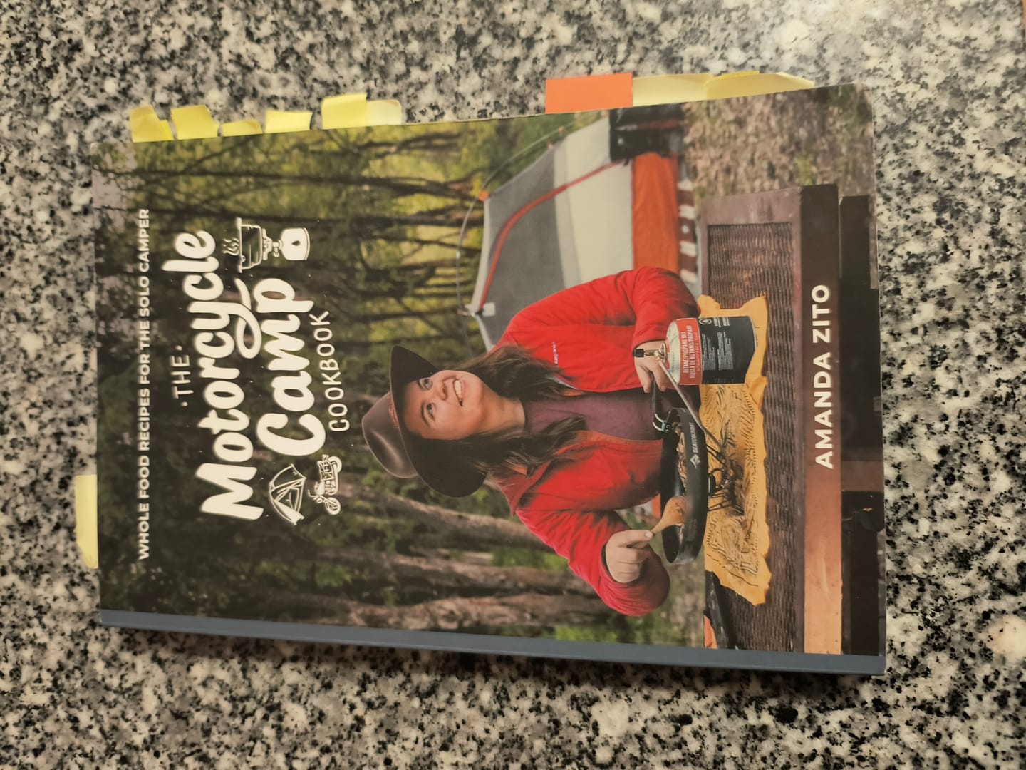 Customer photo review of The Motorcycle Camp Cookbook: Whole Food Recipes for the Solo Camper