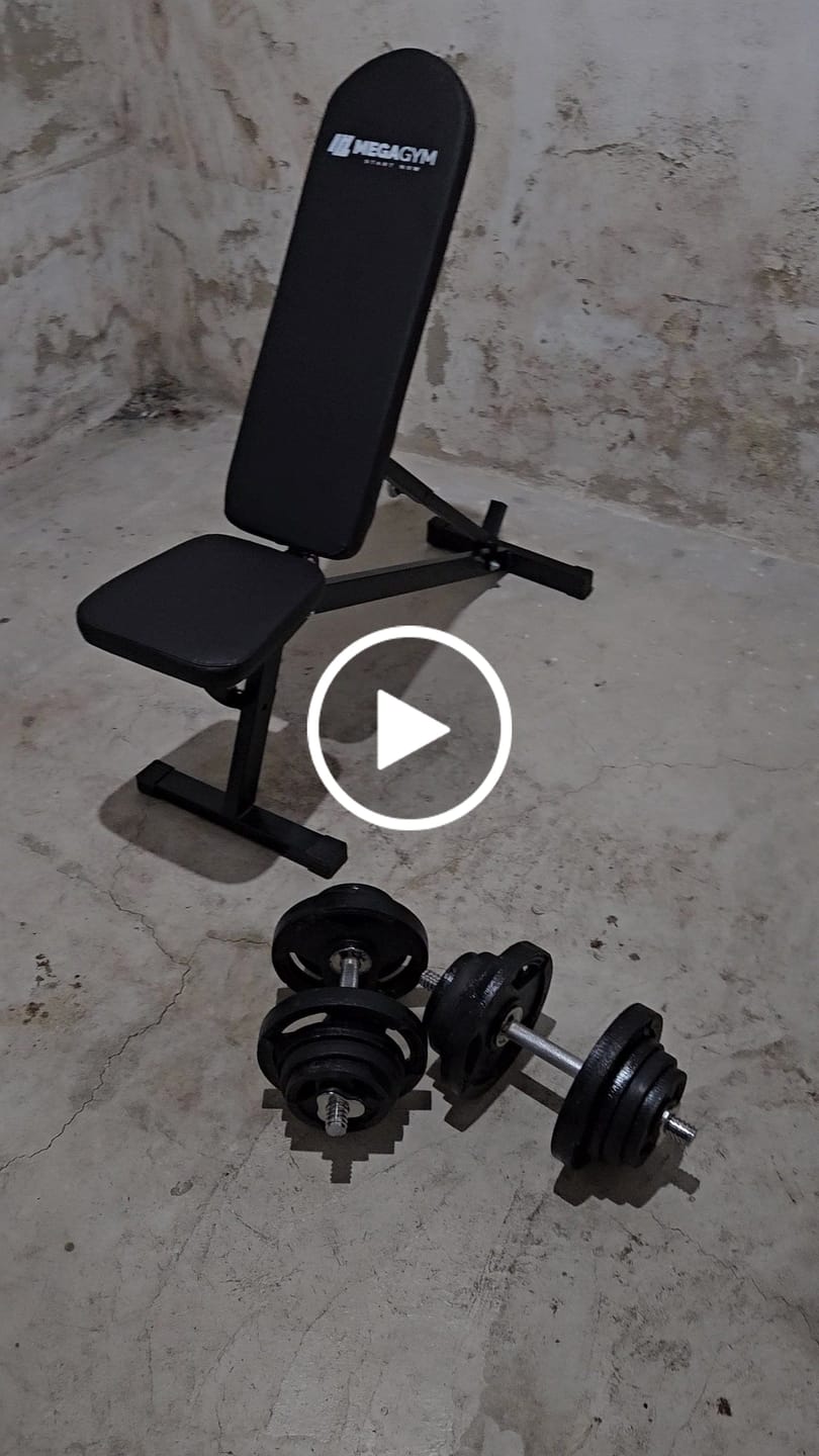 Customer video review of Banco de musculação 6x1 posições