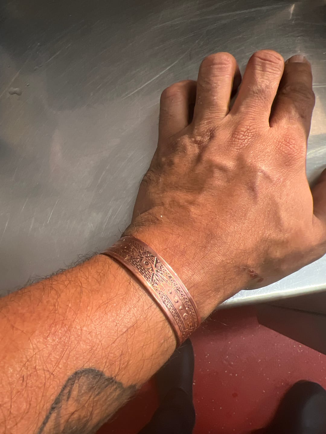 Customer photo review of Sunny / Magnetic / Copper Bracelet