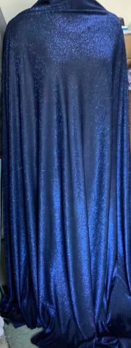 Customer photo review of LIVE Per 3 Metres, Moonlight Jersey, 'MIDNIGHT' 25/10/24