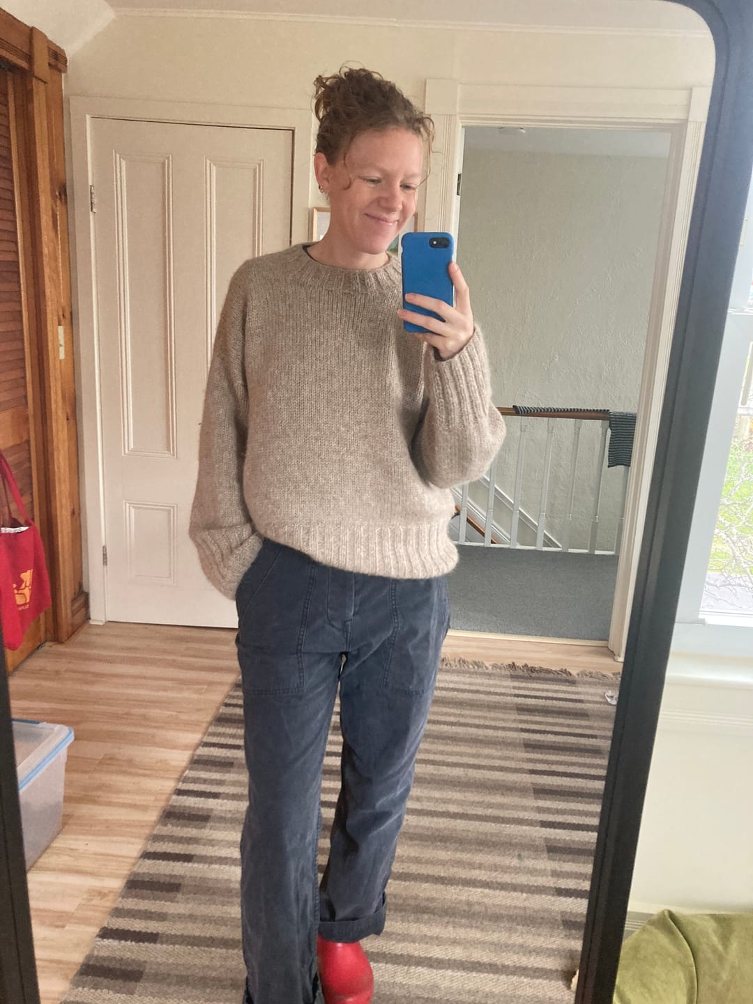 Customer photo review of Alissa Sweater - Baby Alpaca