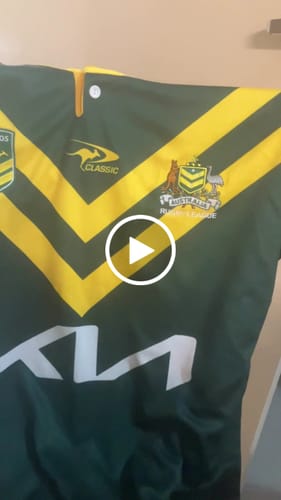 Customer video review of 2024 Australian Kangaroos Jersey