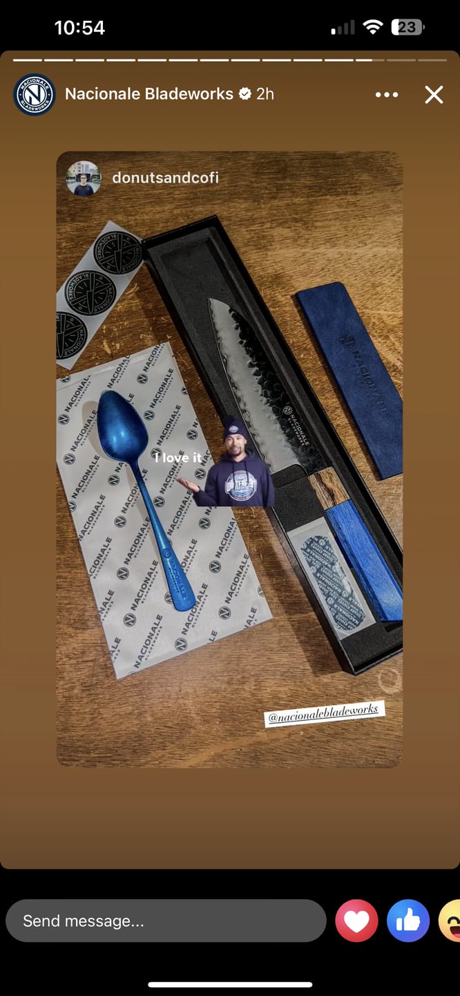 Customer photo review of Nacionale Quenelle / Sauce Spoons
