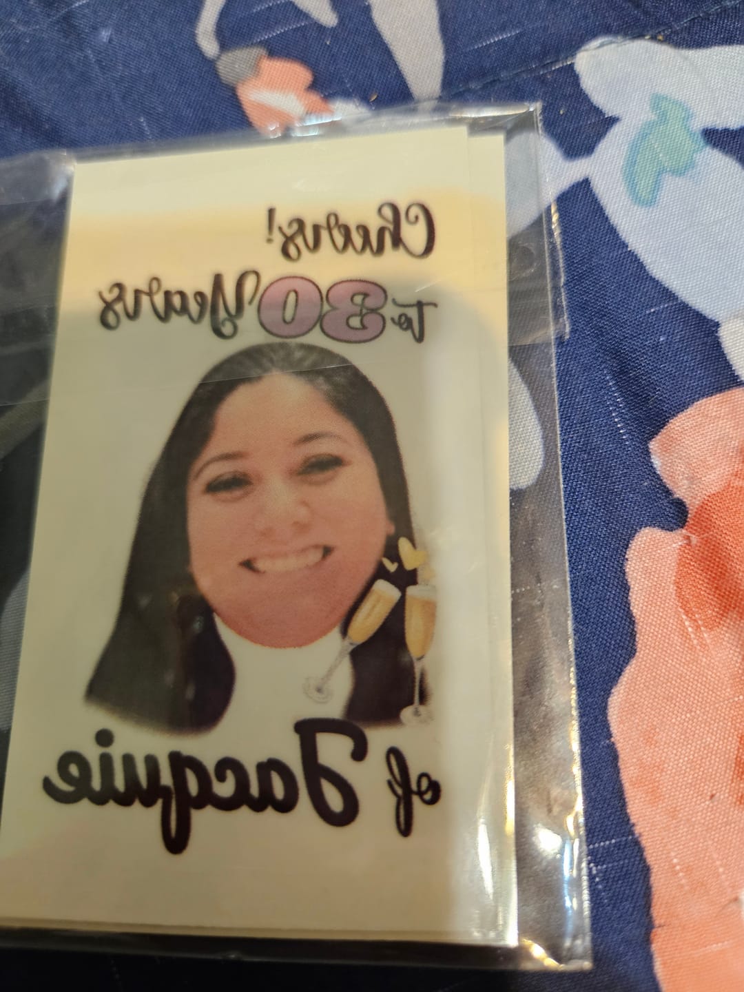 Customer photo review of Cheers to Years! - Temporary Tattoo