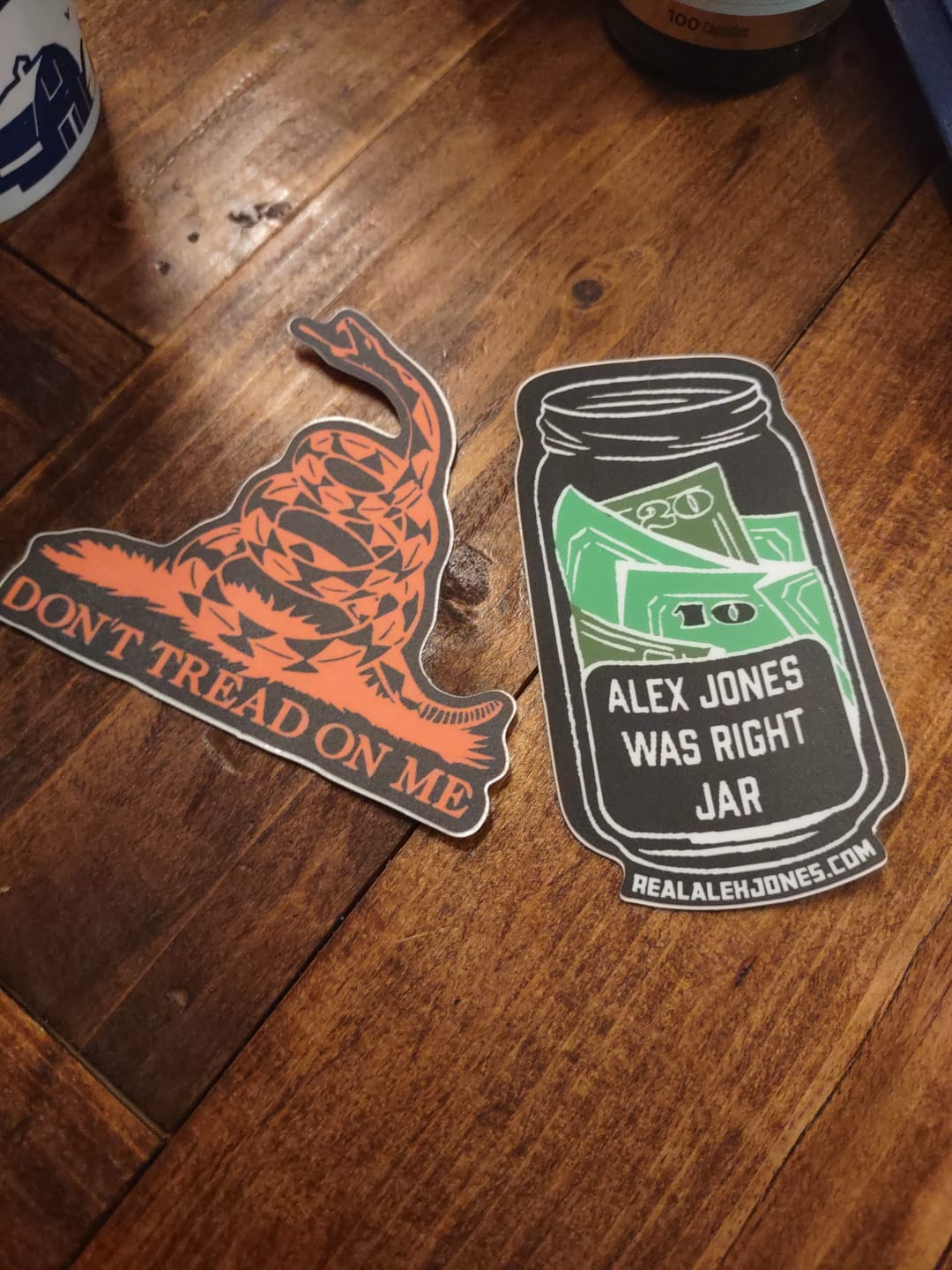 Customer photo review of Don't Tread On Me Decal