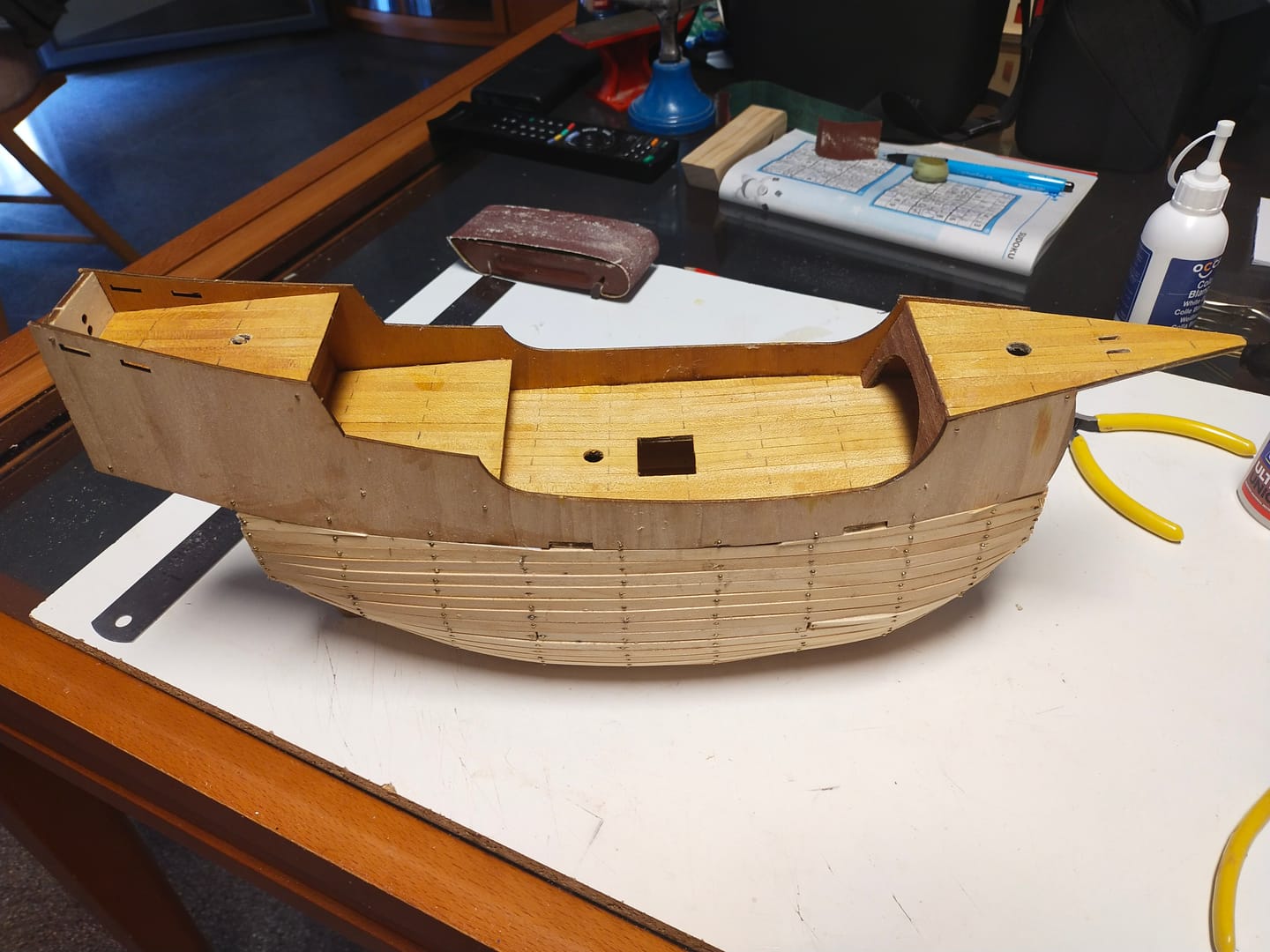 Customer photo review of Maqueta Barco Santa María Starter Pack