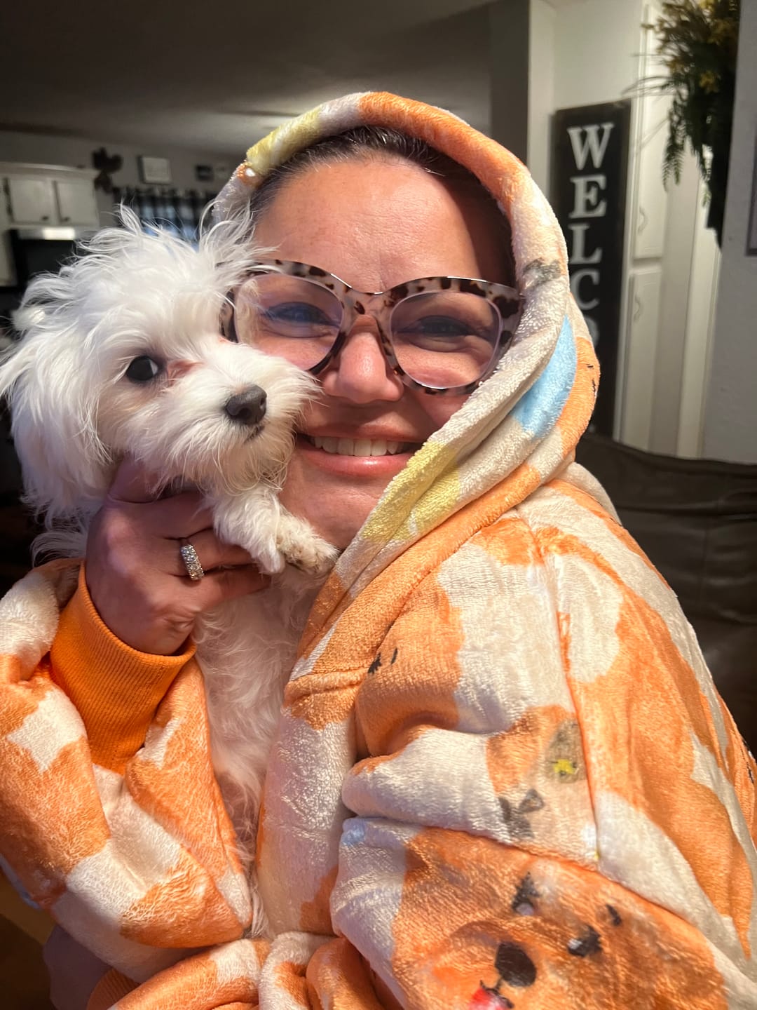 Customer photo review of Fluff Hugs - Adults