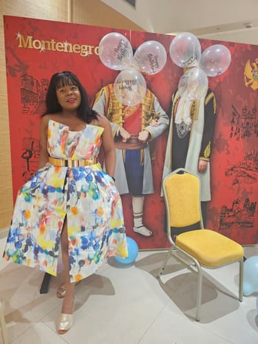 Customer photo review of LBD Collection The Watercolour Dress