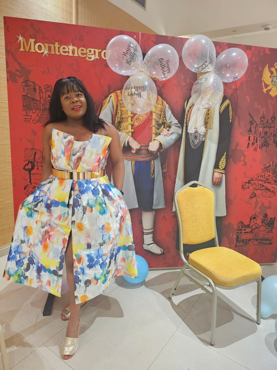 Customer photo review of LBD Collection The Watercolour Dress
