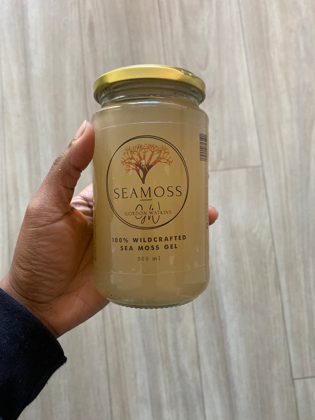 Customer photo review of Gold Sea Moss Gel - Made With Certified Organic Wildcrafted Sea Moss