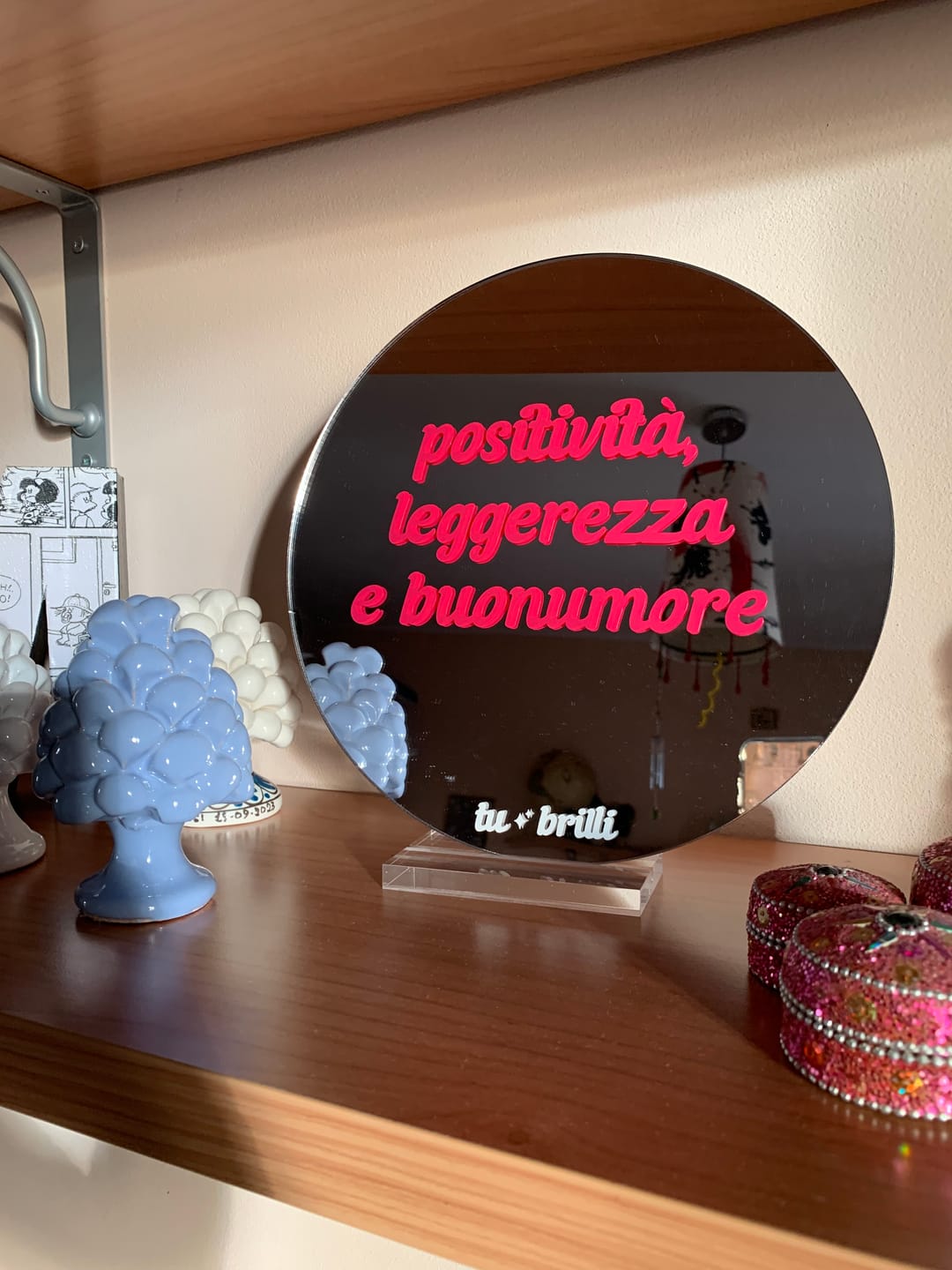 Customer photo review of POSITIVITÀ, LEGGEREZZA E BUONUMORE | Sparkle Mirror