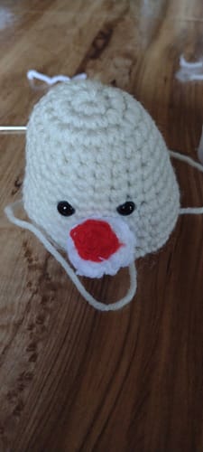 Customer photo review of Snowman Crochet Pattern & Matching Greeting Card (Limit 1 Free Per Customer)