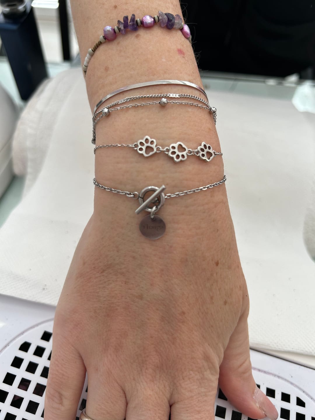 Customer photo review of Pulsera Petra