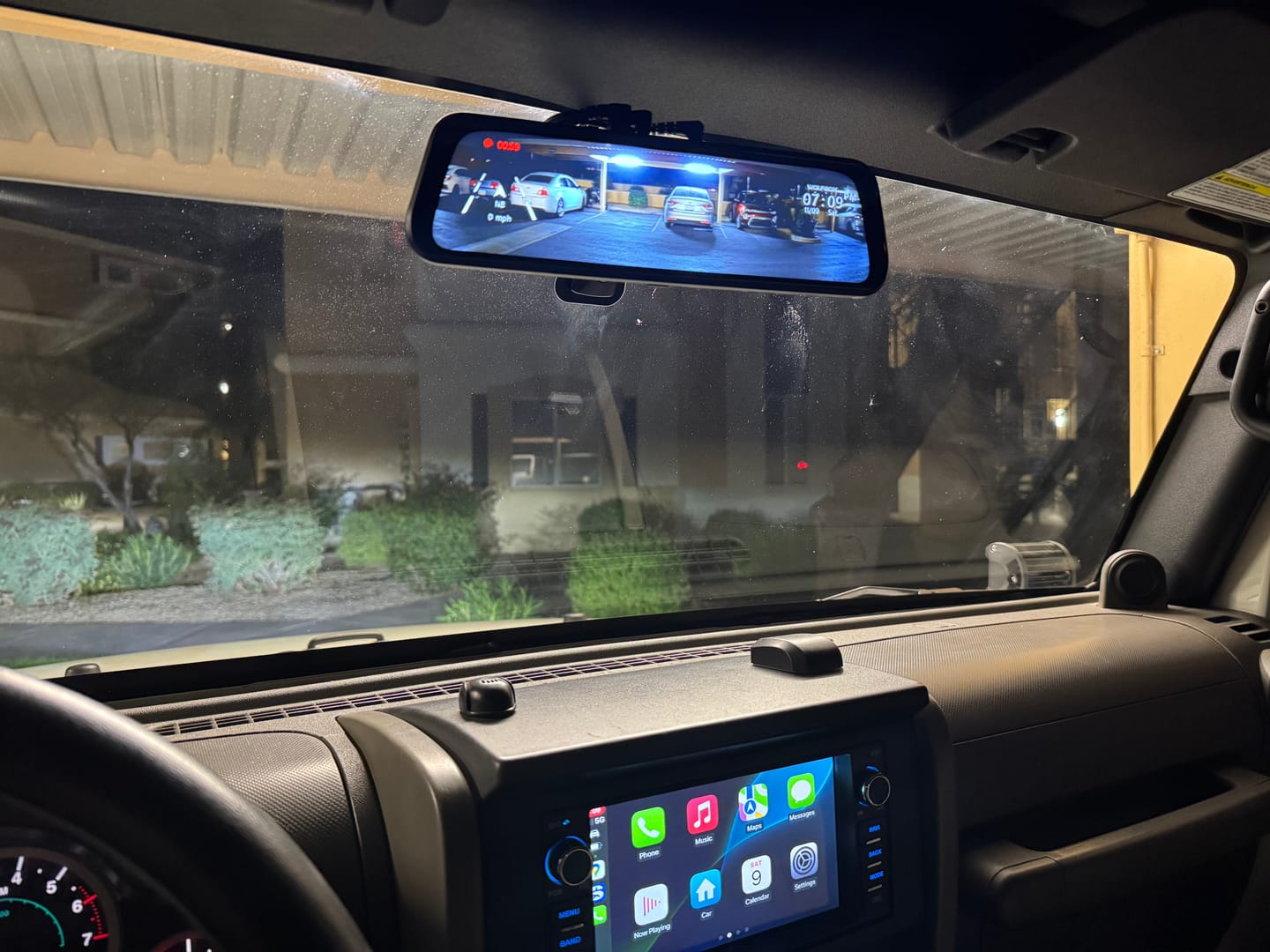 Customer photo review of WOLFBOX G900Pro 12MP WiFi Touch Screen Rear View Mirror Dash Cam Smart Mirror with Exclusive 30-Month Warranty