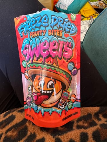 Customer photo review of Freeze Dried Skittles