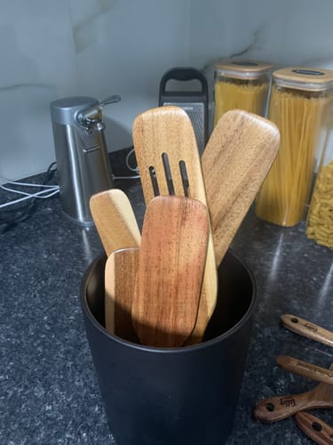 Customer photo review of Teak Wood Spurtle Set