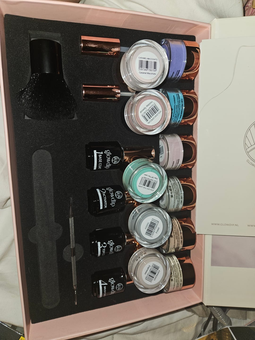 Customer photo review of Warm Nude Dipping Powder
