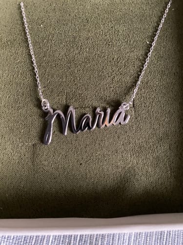 Customer photo review of Collana Nome