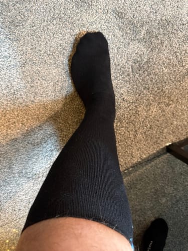 Customer photo review of Performance Eucalyptus Compression Socks