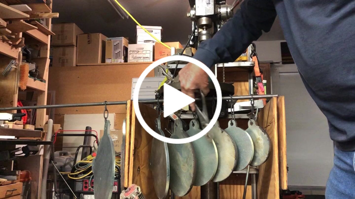 Customer video review of AR500 Hanging Gongs