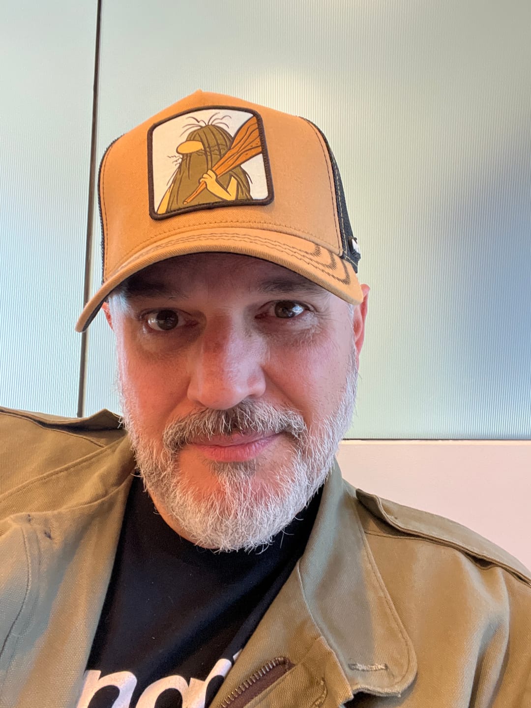 Customer photo review of OVERLORD X Hanna-Barbera: Captain Caveman Trucker Cap