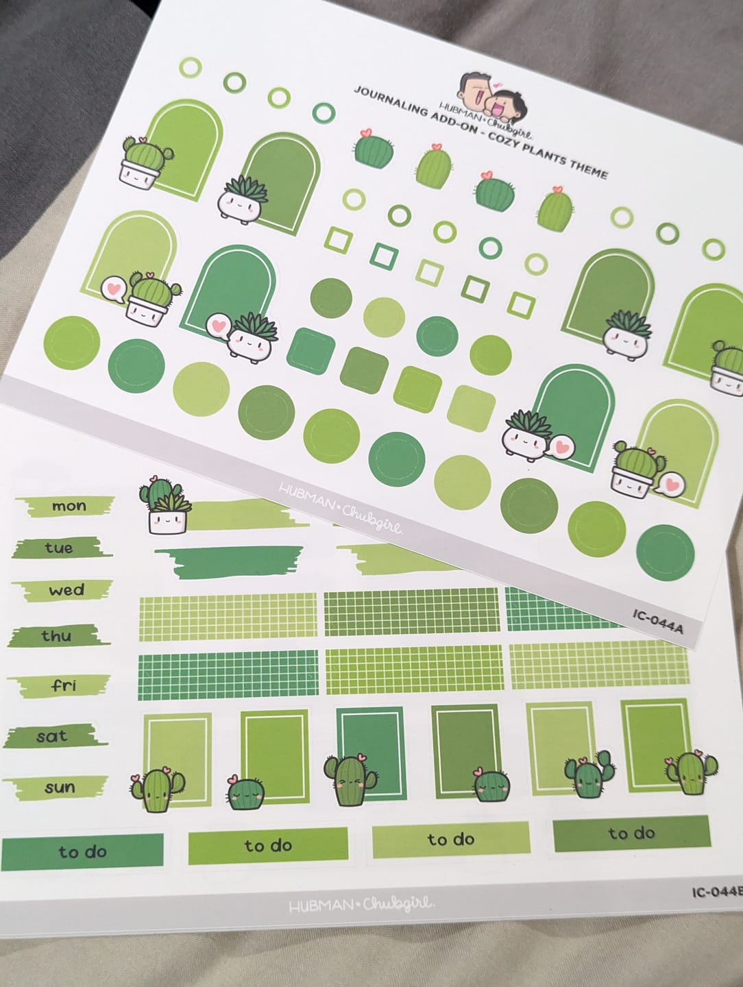 Customer photo review of Cozy Plants Journaling Add-on