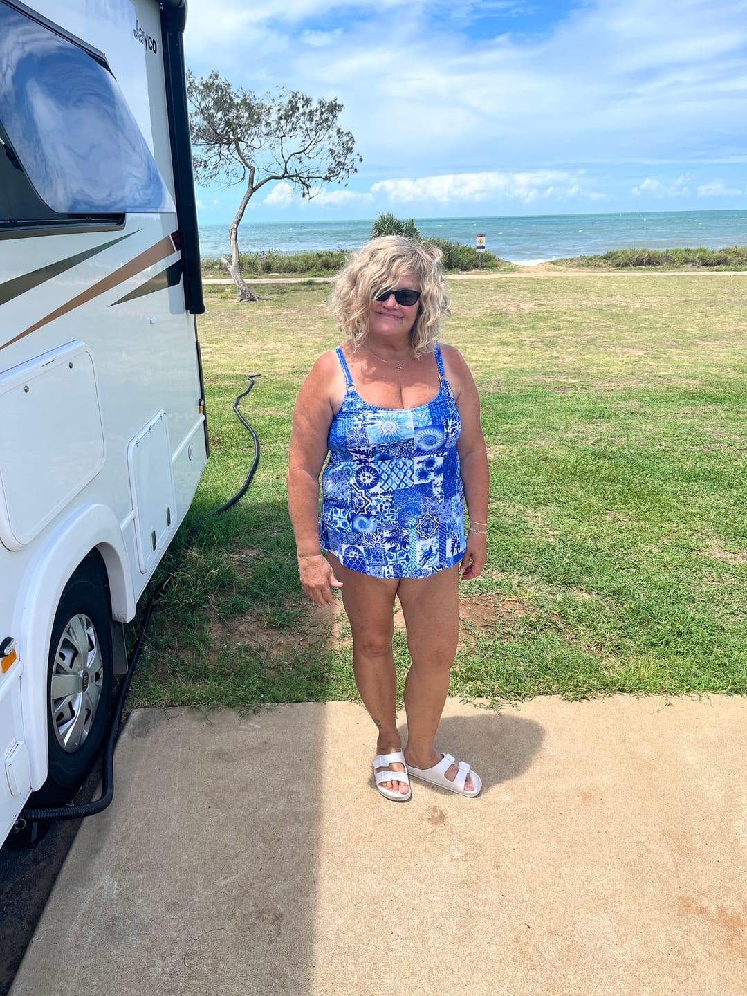 Customer photo review of Delta Tankini A-Line Top