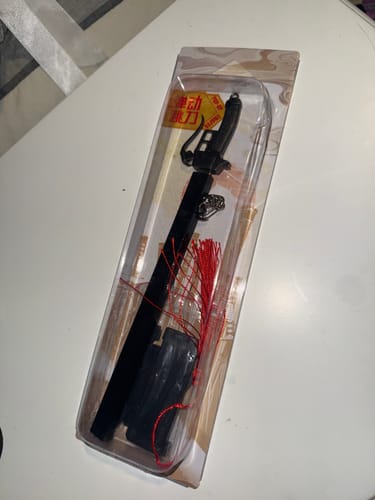 Customer photo review of Vertical Maneuvering Sword | Attack on Titan