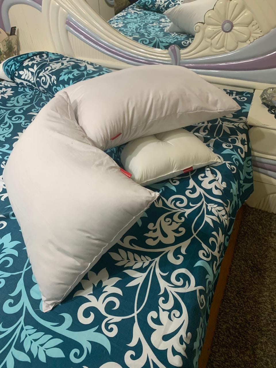 Customer photo review of Fiber Bed Pillow