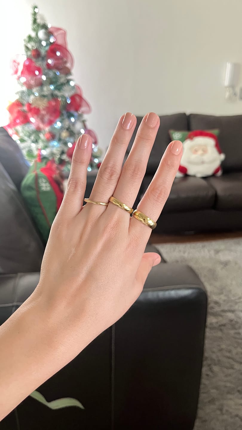 Customer photo review of Set 3 Anillos Hera