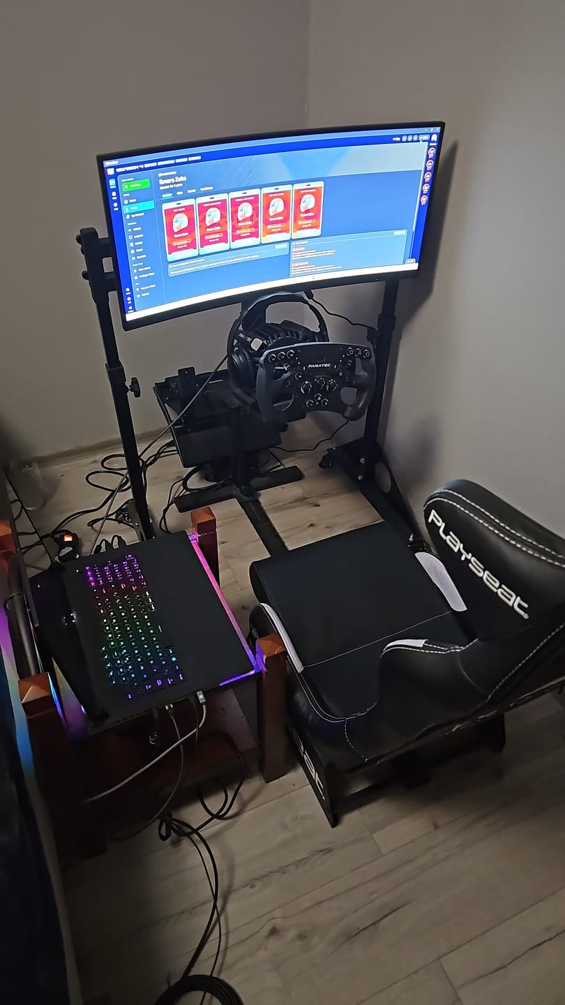 Customer photo review of Portable Monitor Stand