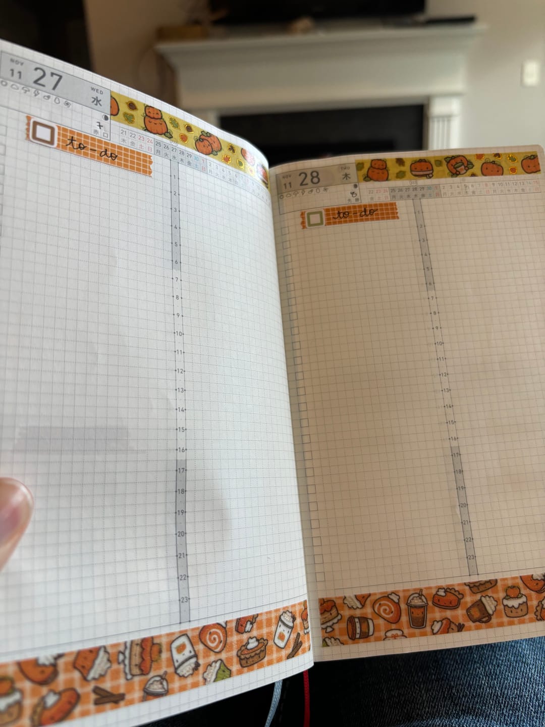 Customer photo review of Pumpkin Spice Washi Tapes (Set of 2)