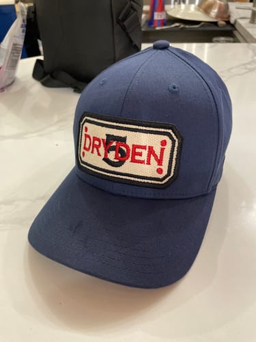 Customer photo review of FLEXFIT HOSE HAT WITH CUSTOM BACK OF HAT