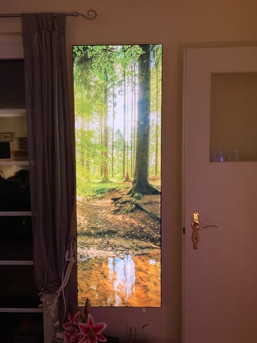 Customer photo review of Canvalight® Leuchtbild | Eigenes Motiv | Schmal