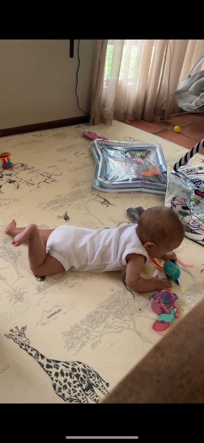 Customer photo review of Safari Toile/ Dune Play Mat