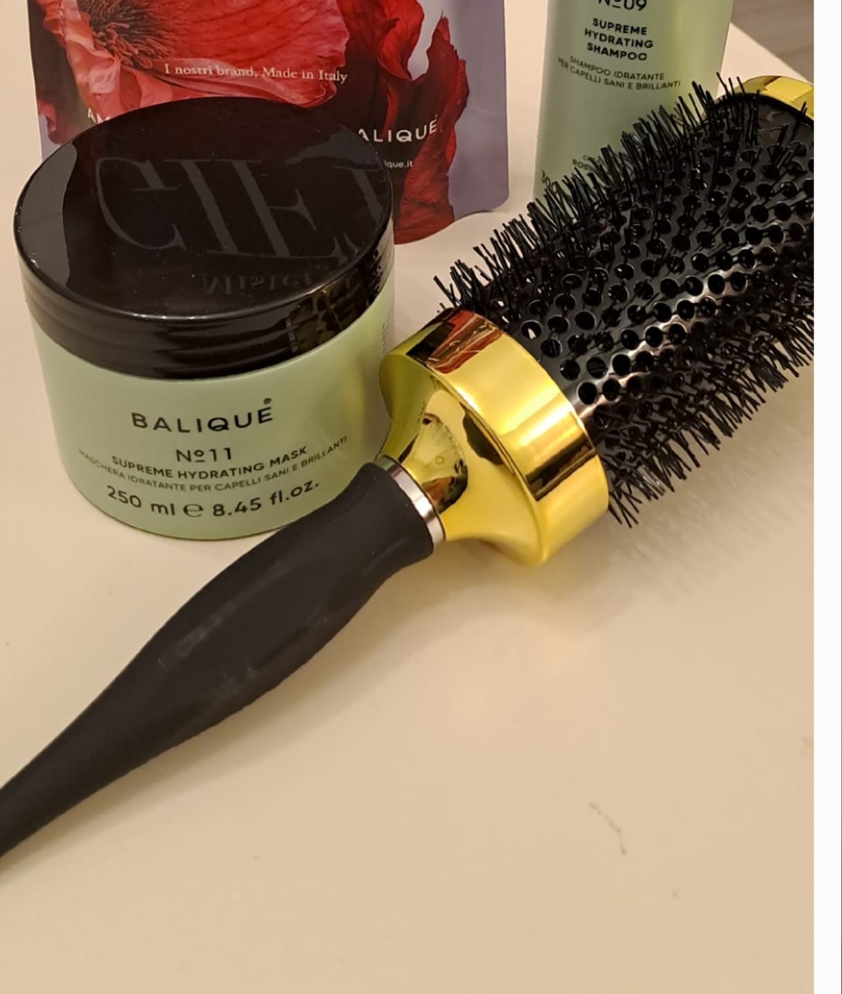 Customer photo review of Spazzola rotonda professionale da 52mm - Capelli medio-lunghi