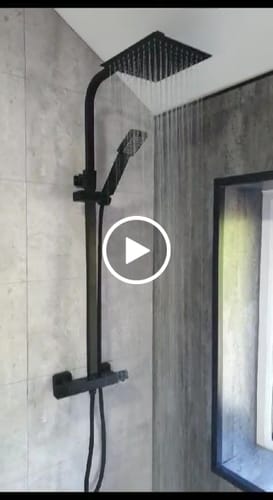 Customer video review of Premium Black Graphite Matt Shower Wall Panel – 2400 x 1000mm