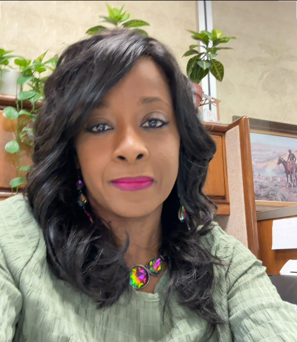 Customer photo review of Freetress Fullcap Band Wig BALI GIRL