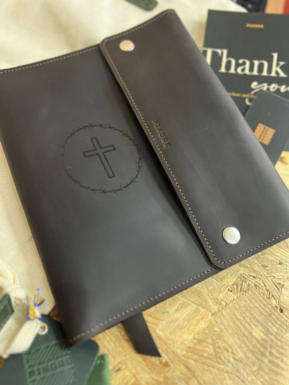 Customer photo review of Bible Rivets Cover