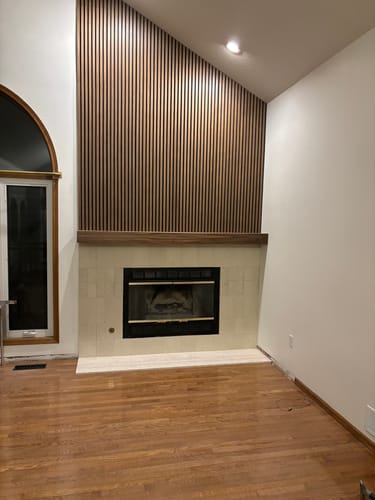 Customer photo review of Acoustic Slat Panels