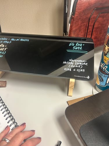 Customer photo review of DeskBoard Buddy